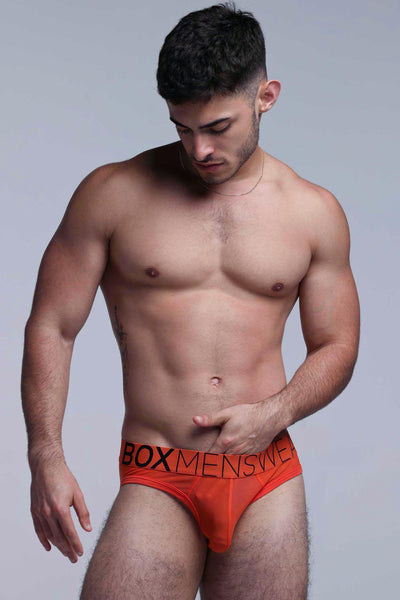 All Over Mesh Briefs - Orangeade - boxmenswear - {{variant_title}}