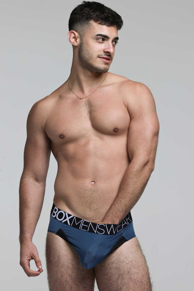 Prince Fit Briefs - Aqua & Black - boxmenswear - {{variant_title}}