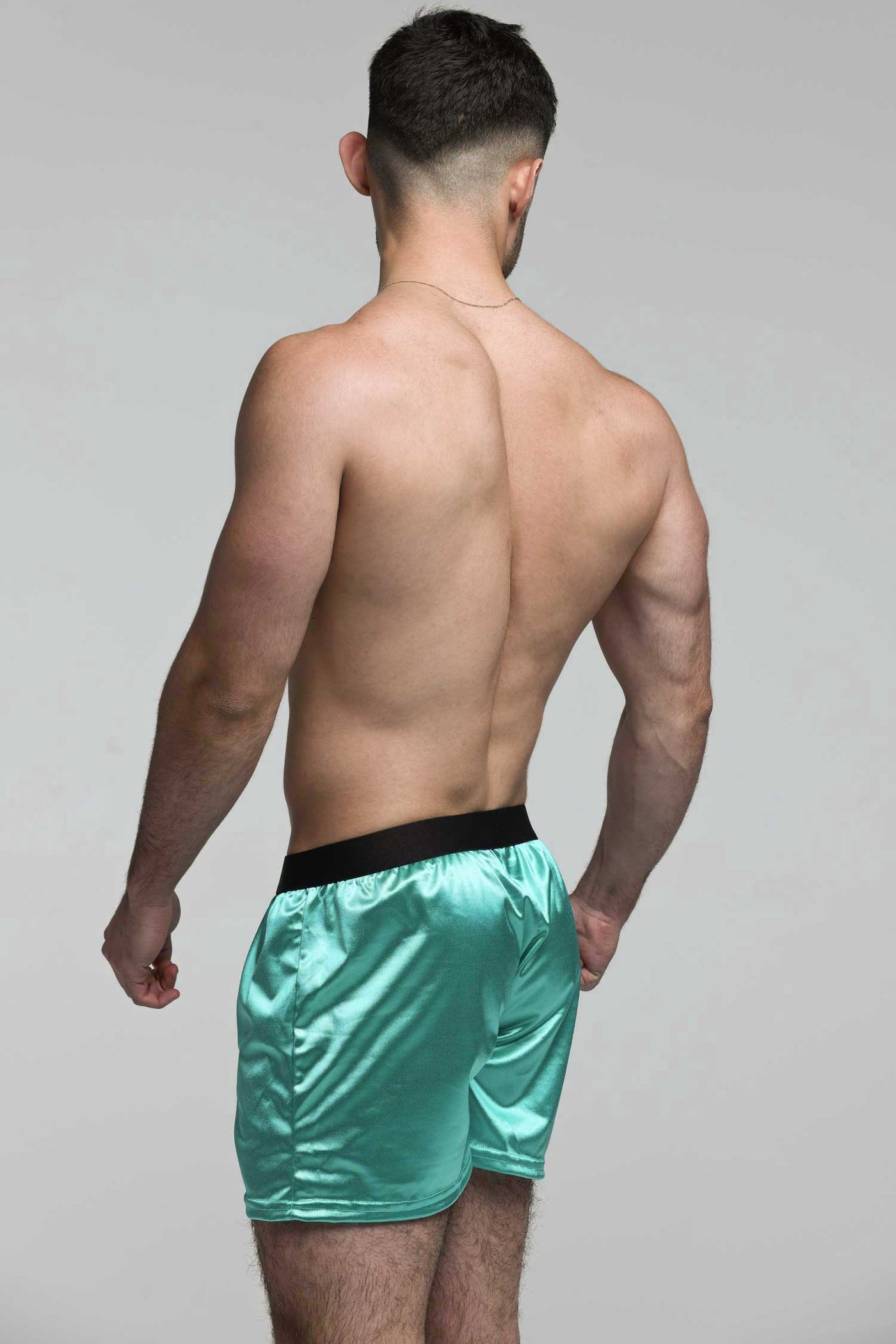 Silk Decline Boxer Shorts - Glorious Green - boxmenswear - {{variant_title}}