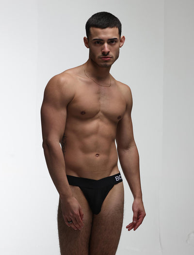 V-Shape Jockstrap - Hard Black - boxmenswear - {{variant_title}}