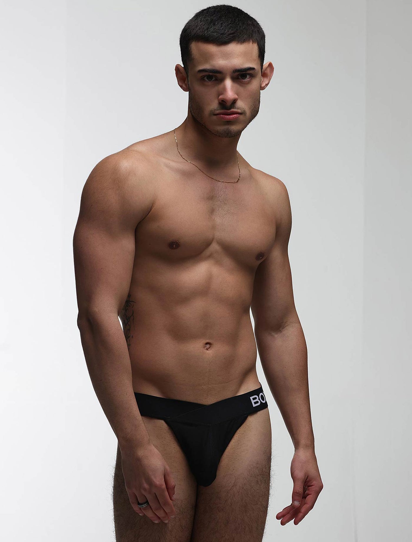 V-Shape Jockstrap - Hard Black - boxmenswear - {{variant_title}}