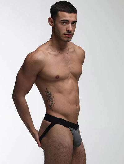 V-Shape Jockstrap - Grey Elegance - boxmenswear - {{variant_title}}