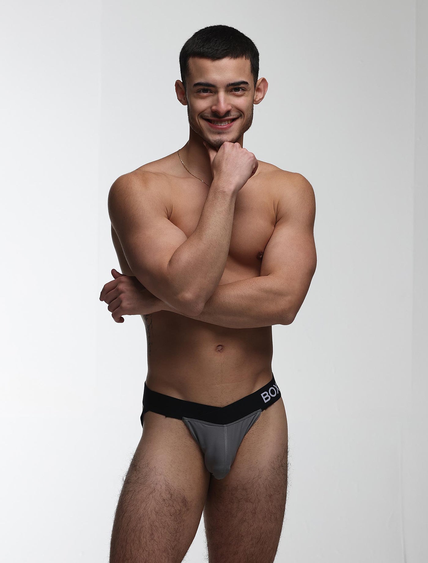 V-Shape Jockstrap - Grey Elegance - boxmenswear - {{variant_title}}