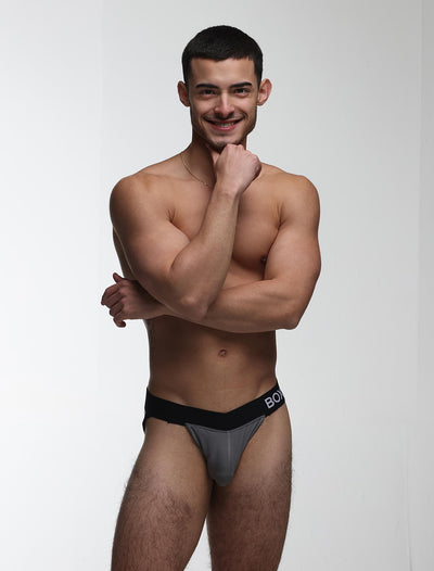 V-Shape Jockstrap - Grey Elegance - boxmenswear - {{variant_title}}