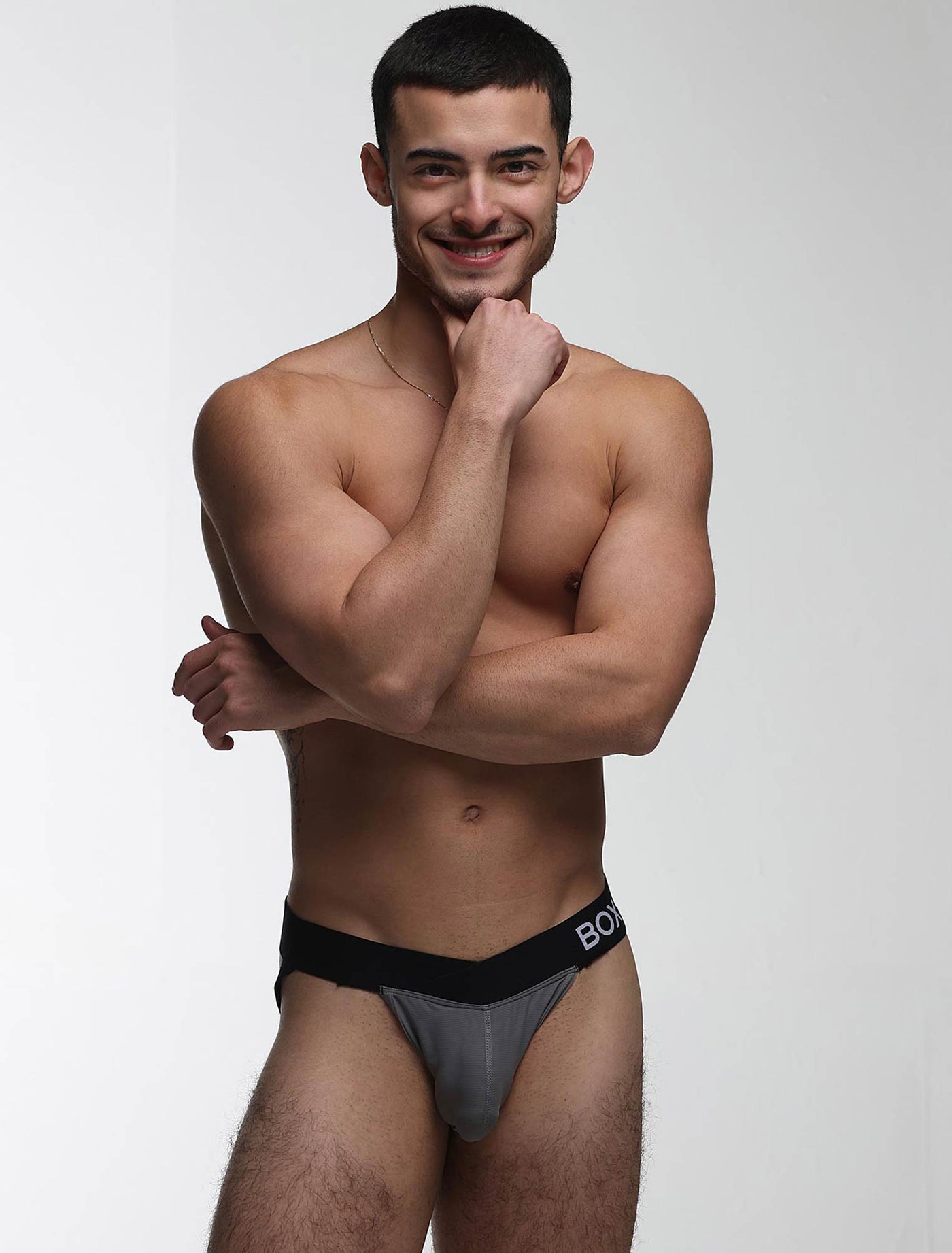 V-Shape Jockstrap - Grey Elegance - boxmenswear - {{variant_title}}
