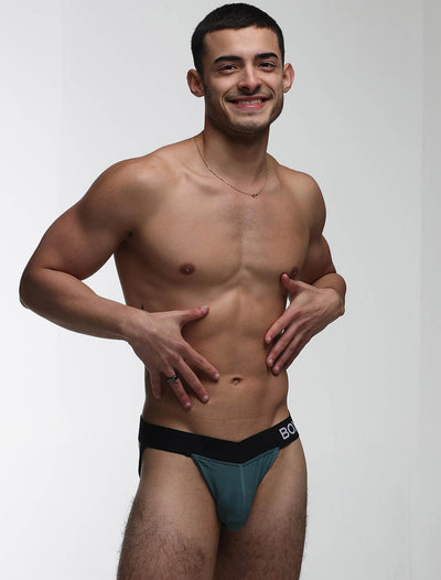 V-Shape Jockstrap - Soft Teal - boxmenswear - {{variant_title}}