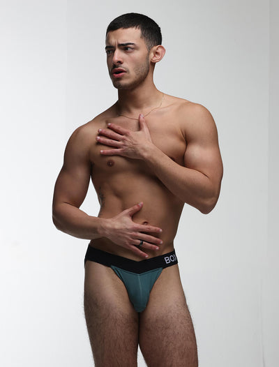 V-Shape Jockstrap - Soft Teal - boxmenswear - {{variant_title}}