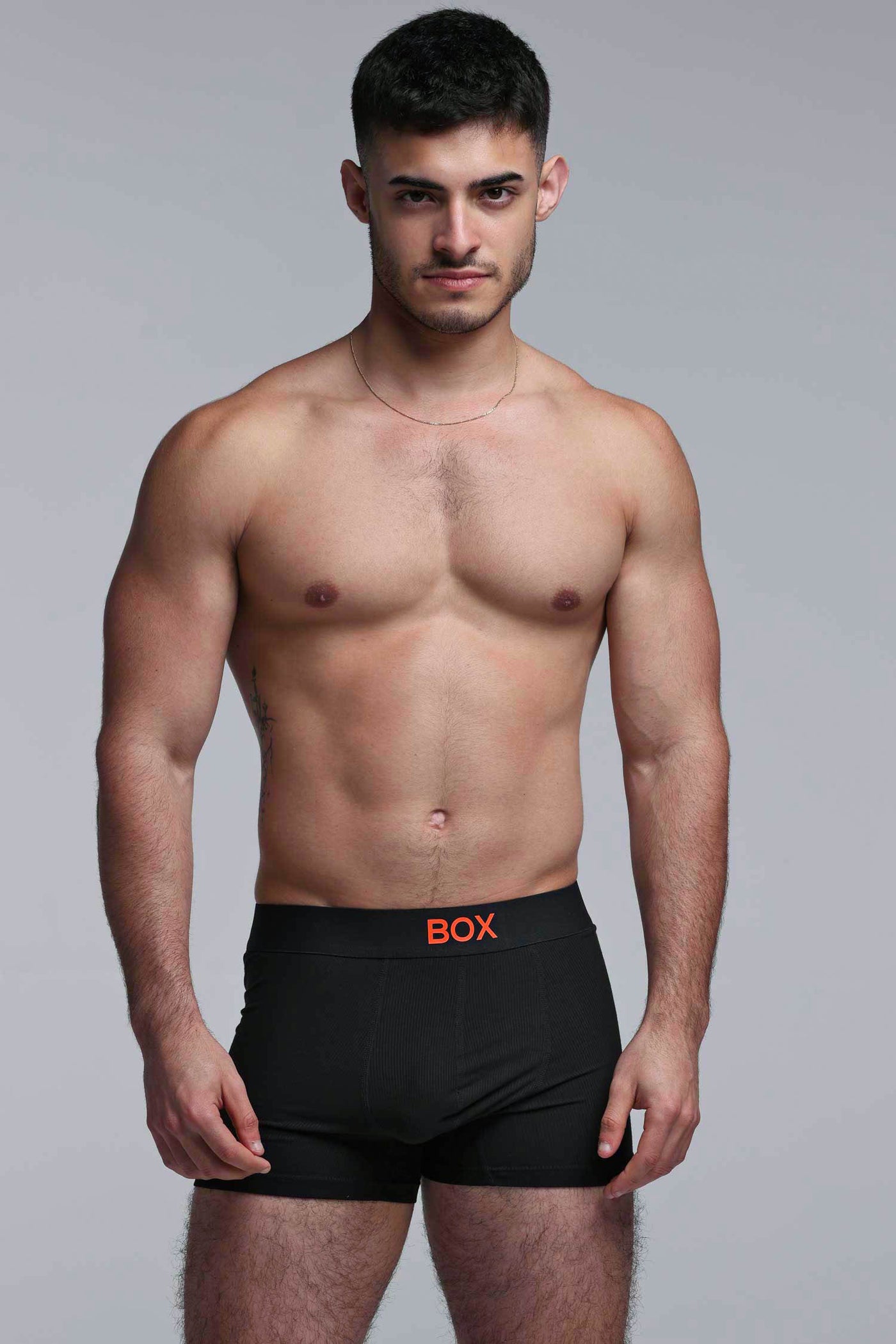 Colour Pop Boxers - Black & Orange - boxmenswear - {{variant_title}}