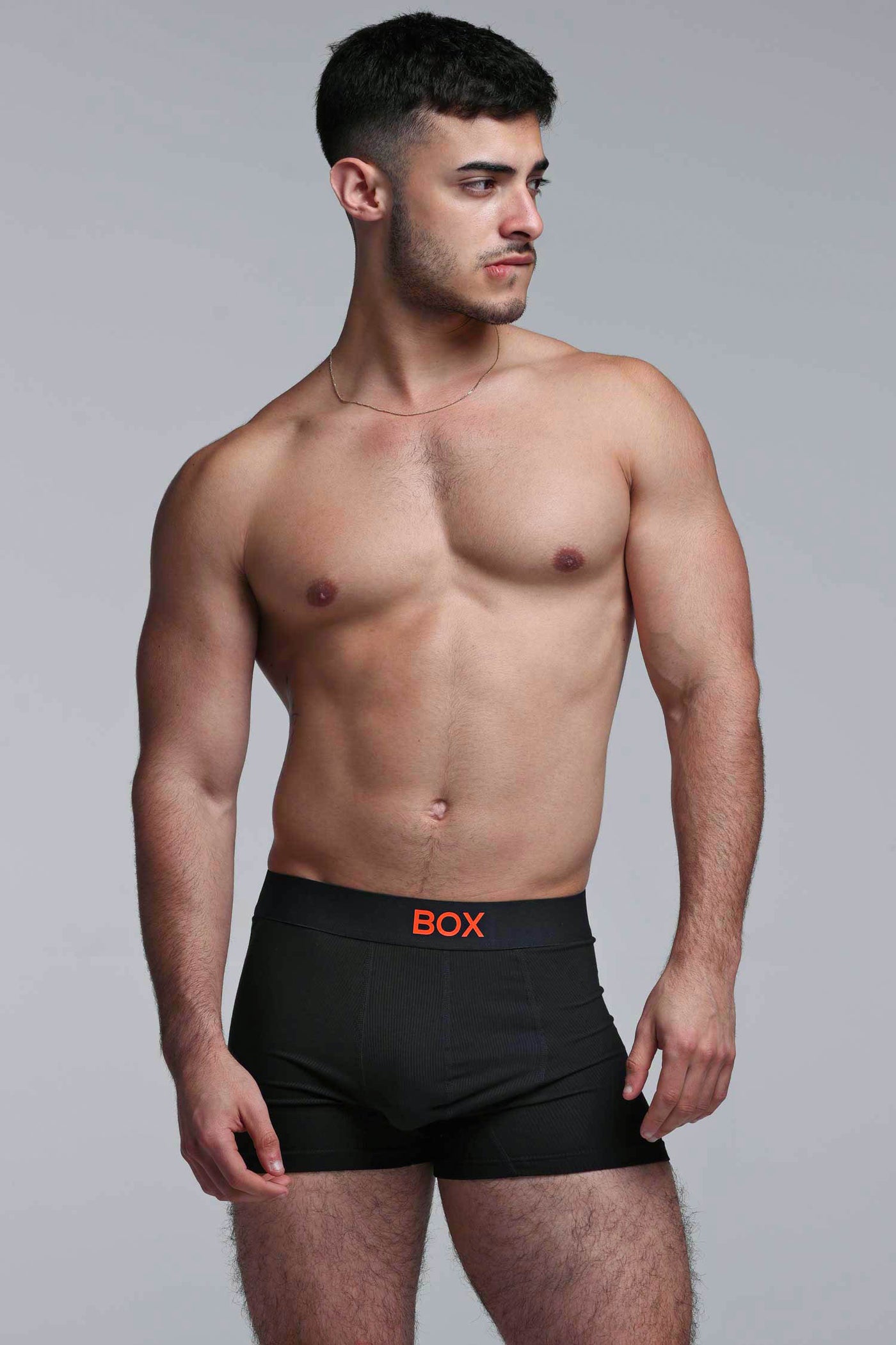 Colour Pop Boxers - Black & Orange - boxmenswear - {{variant_title}}