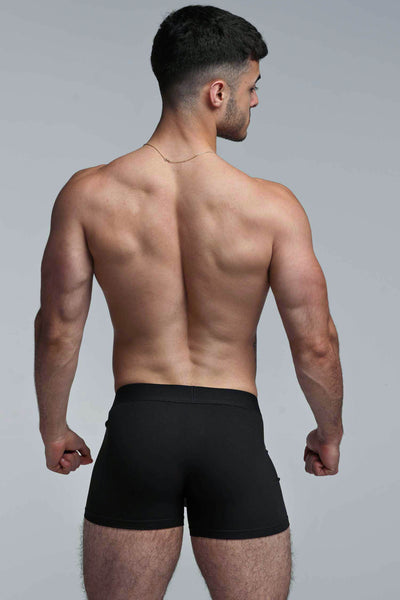 Colour Pop Boxers - Black & Orange - boxmenswear - {{variant_title}}