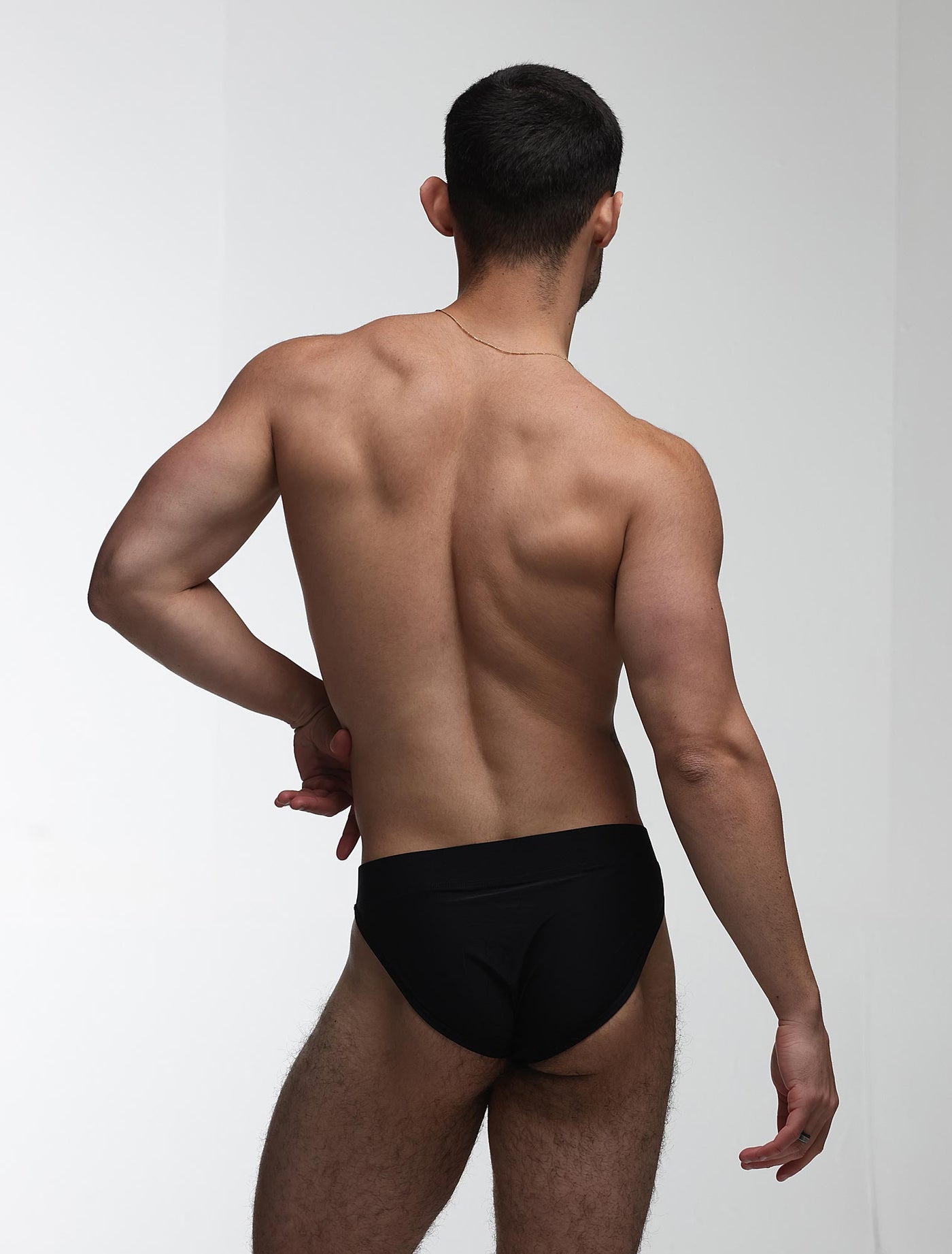 V-Shape Briefs - Hard Black - boxmenswear - {{variant_title}}