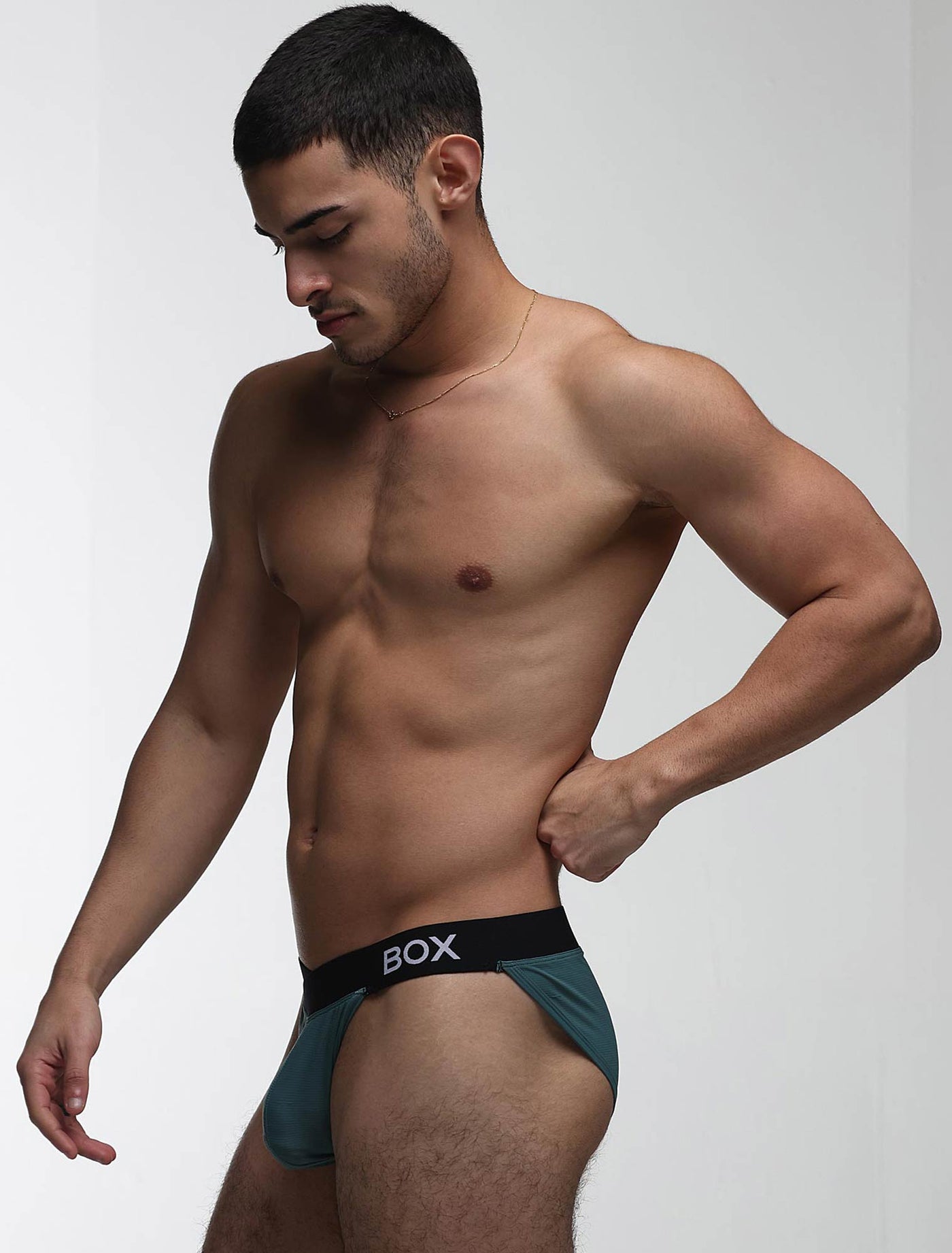 V-Shape Briefs - Soft Teal - boxmenswear - {{variant_title}}