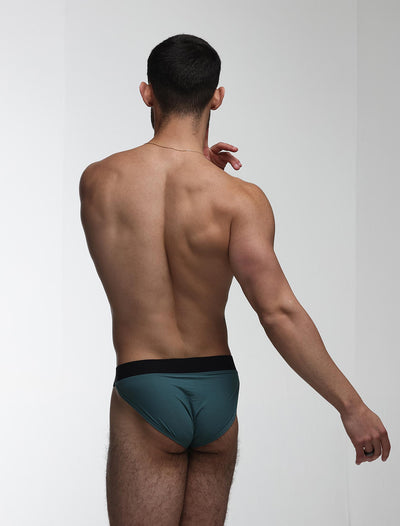 V-Shape Briefs - Soft Teal - boxmenswear - {{variant_title}}
