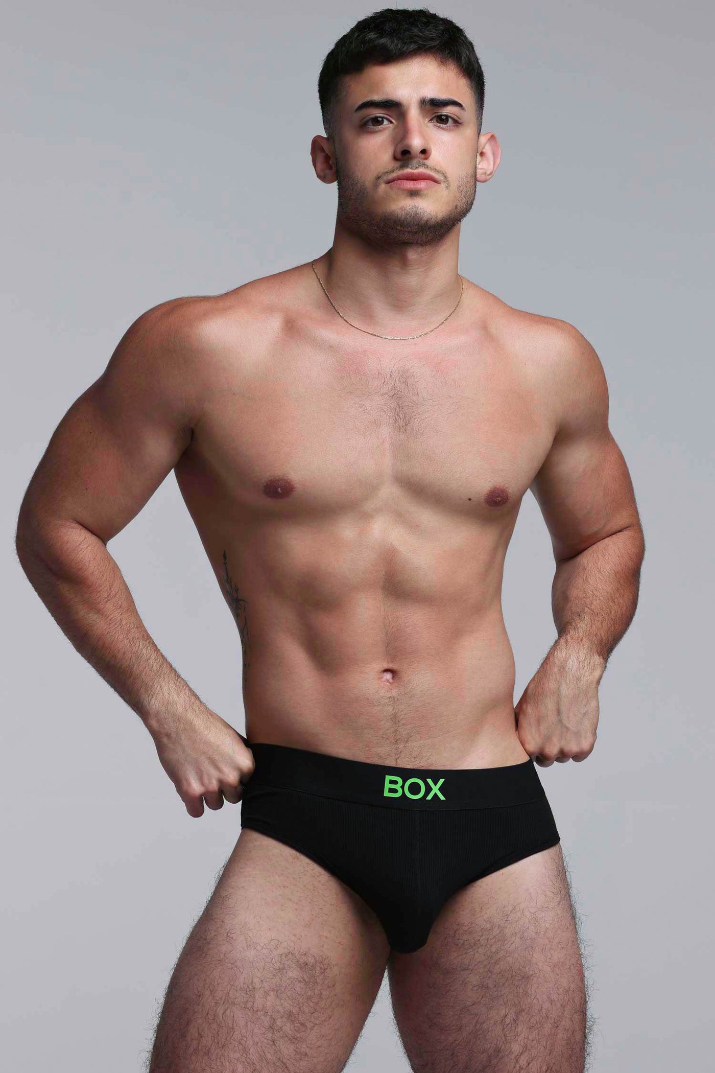Colour Pop Briefs - Black & Green - boxmenswear - {{variant_title}}