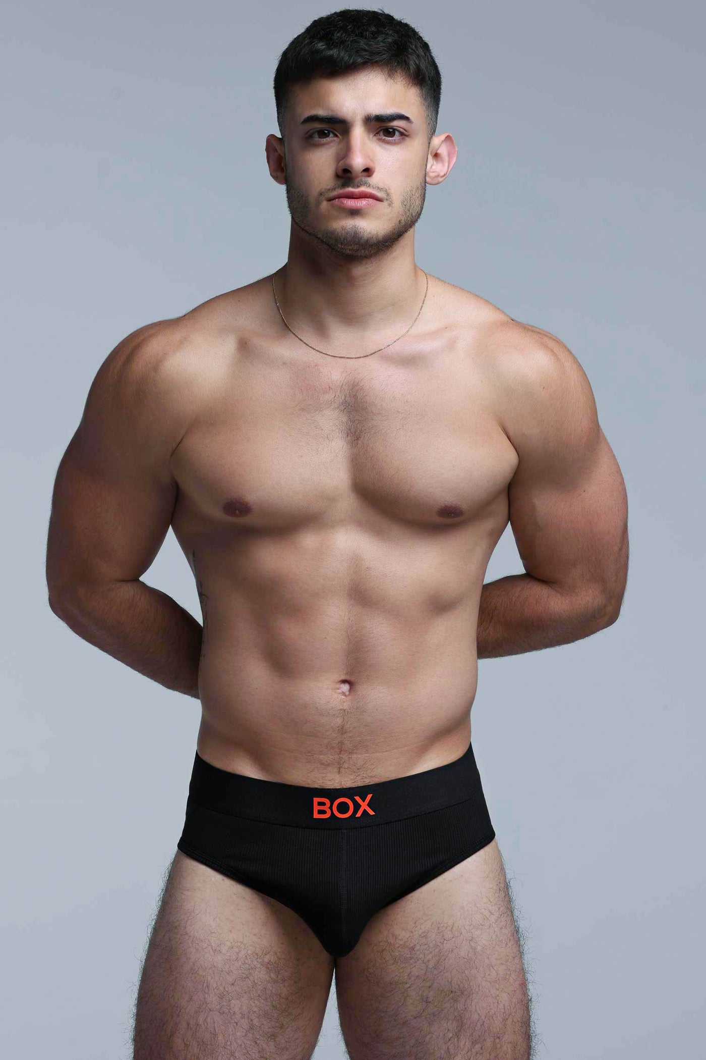 Colour Pop Briefs - Black & Orange - boxmenswear - {{variant_title}}