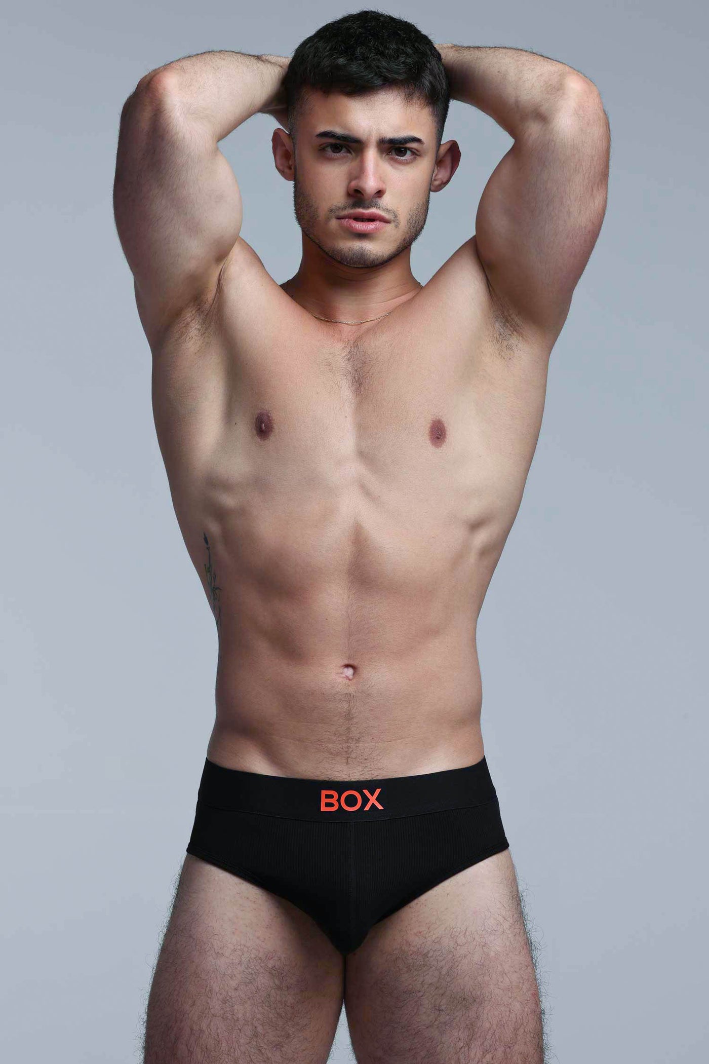 Colour Pop Briefs - Black & Orange - boxmenswear - {{variant_title}}