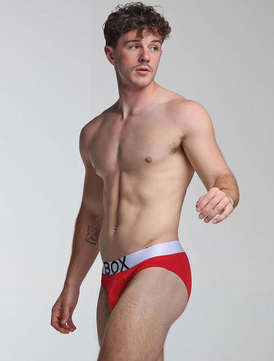 Mens Red Briefs - boxmenswear - {{variant_title}}