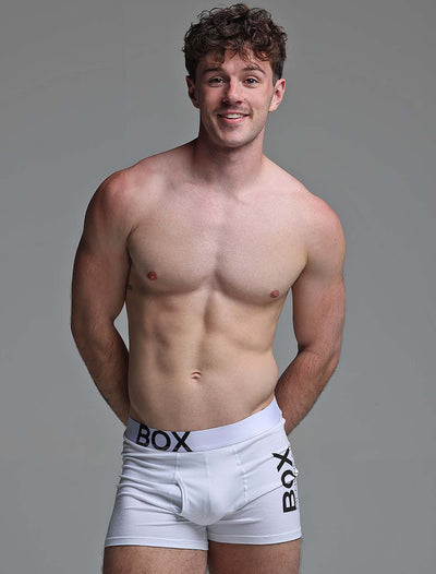 Mens White Boxers - boxmenswear - {{variant_title}}