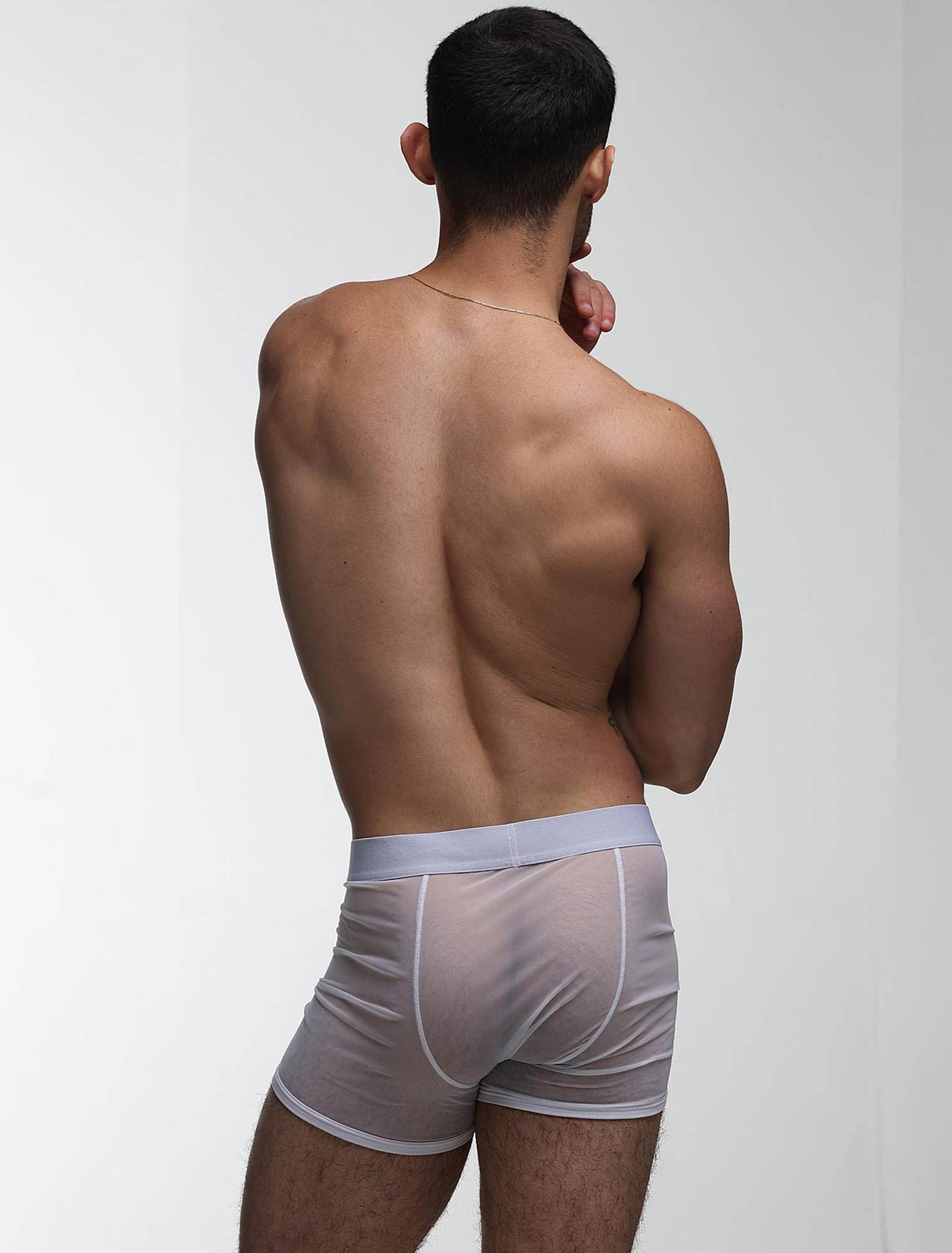 All Over Mesh Boxers - White - boxmenswear - {{variant_title}}