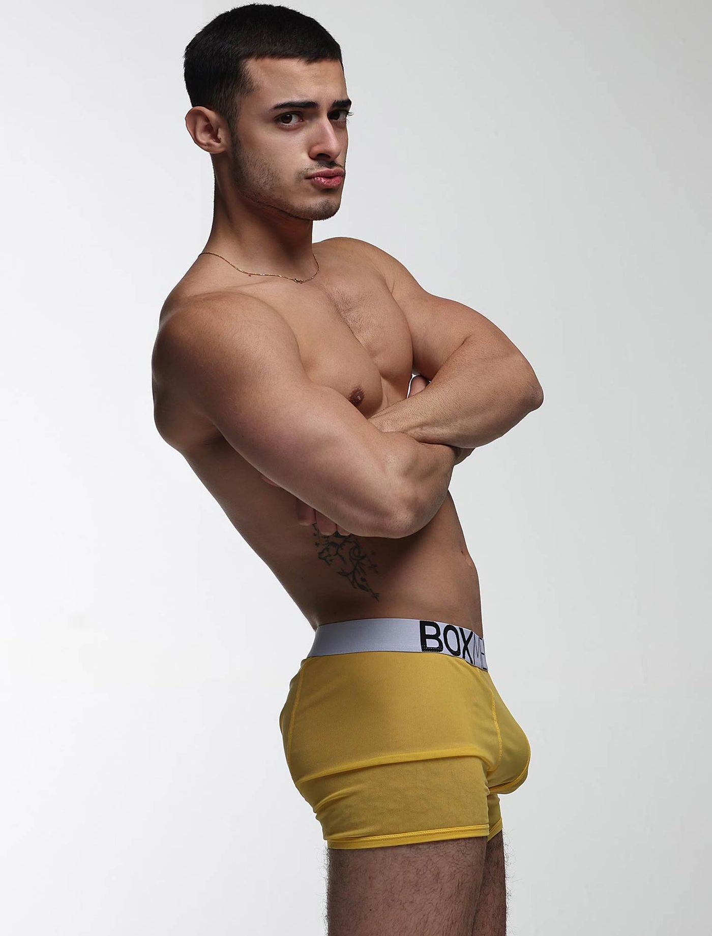 All Over Mesh Boxers - Mellow Yellow - boxmenswear - {{variant_title}}