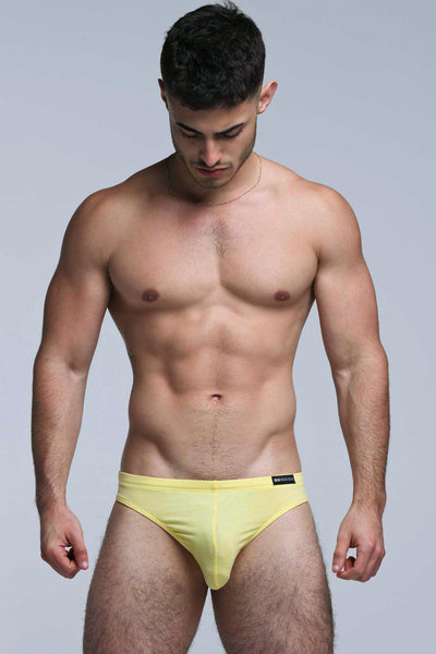 Minimal Briefs - Yellow - boxmenswear - {{variant_title}}
