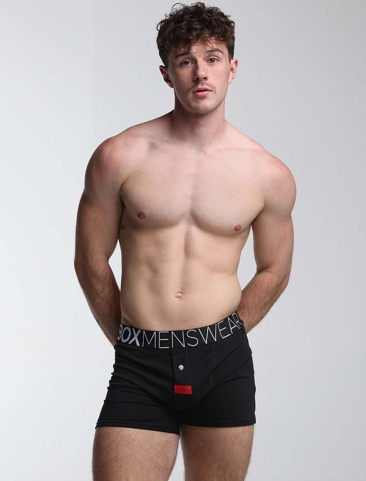 Button-up Boxers - Black Gala - boxmenswear - {{variant_title}}