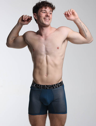 King Fit Mesh Panel - Transparent Crotch: Legion Blue - boxmenswear - {{variant_title}}