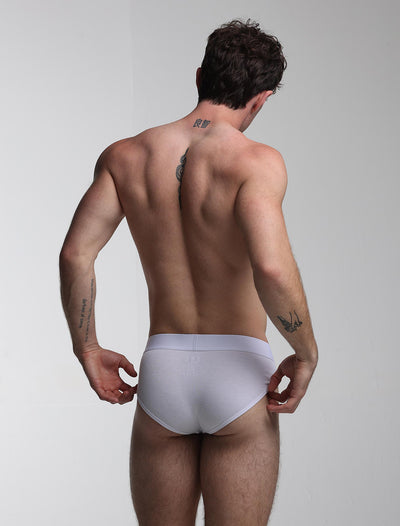 Colour Pop Briefs - White & Green - boxmenswear - {{variant_title}}