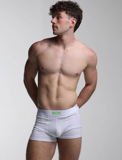 Colour Pop Boxers - White & Green - boxmenswear - {{variant_title}}