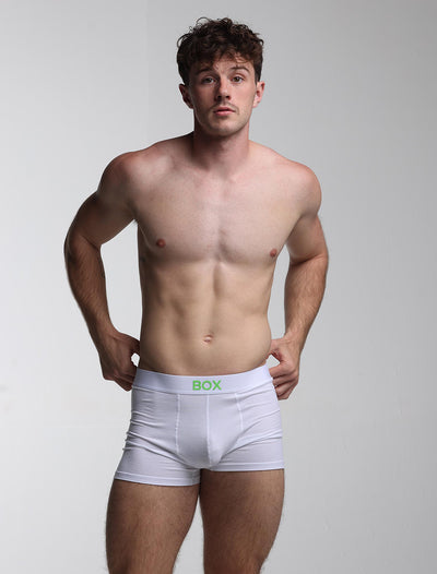 Colour Pop Boxers - White & Green - boxmenswear - {{variant_title}}