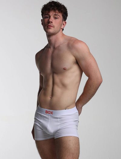 Colour Pop Boxers - White & Orange - boxmenswear - {{variant_title}}