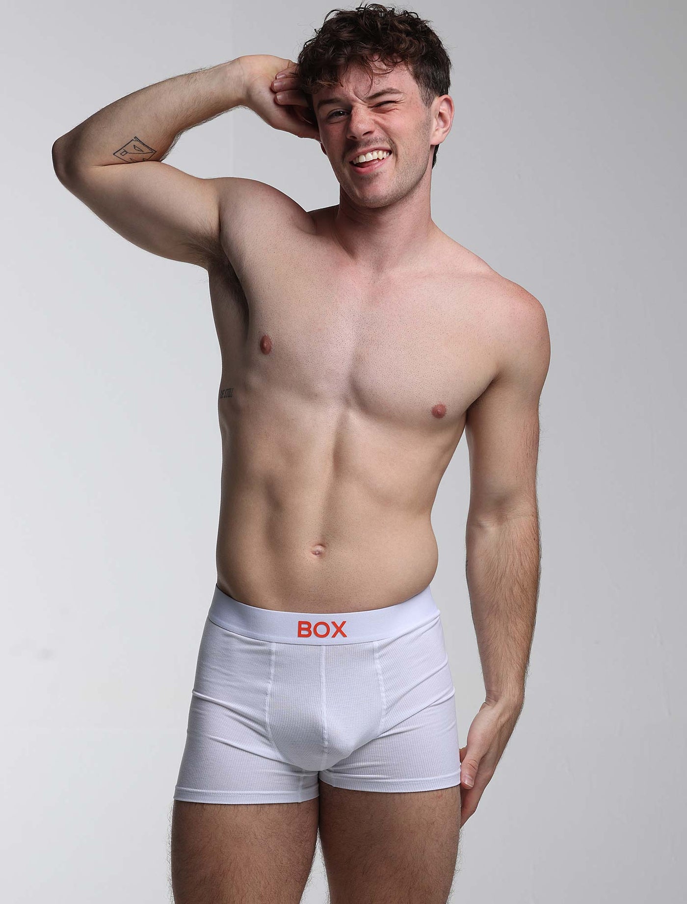 Colour Pop Boxers - White & Orange - boxmenswear - {{variant_title}}