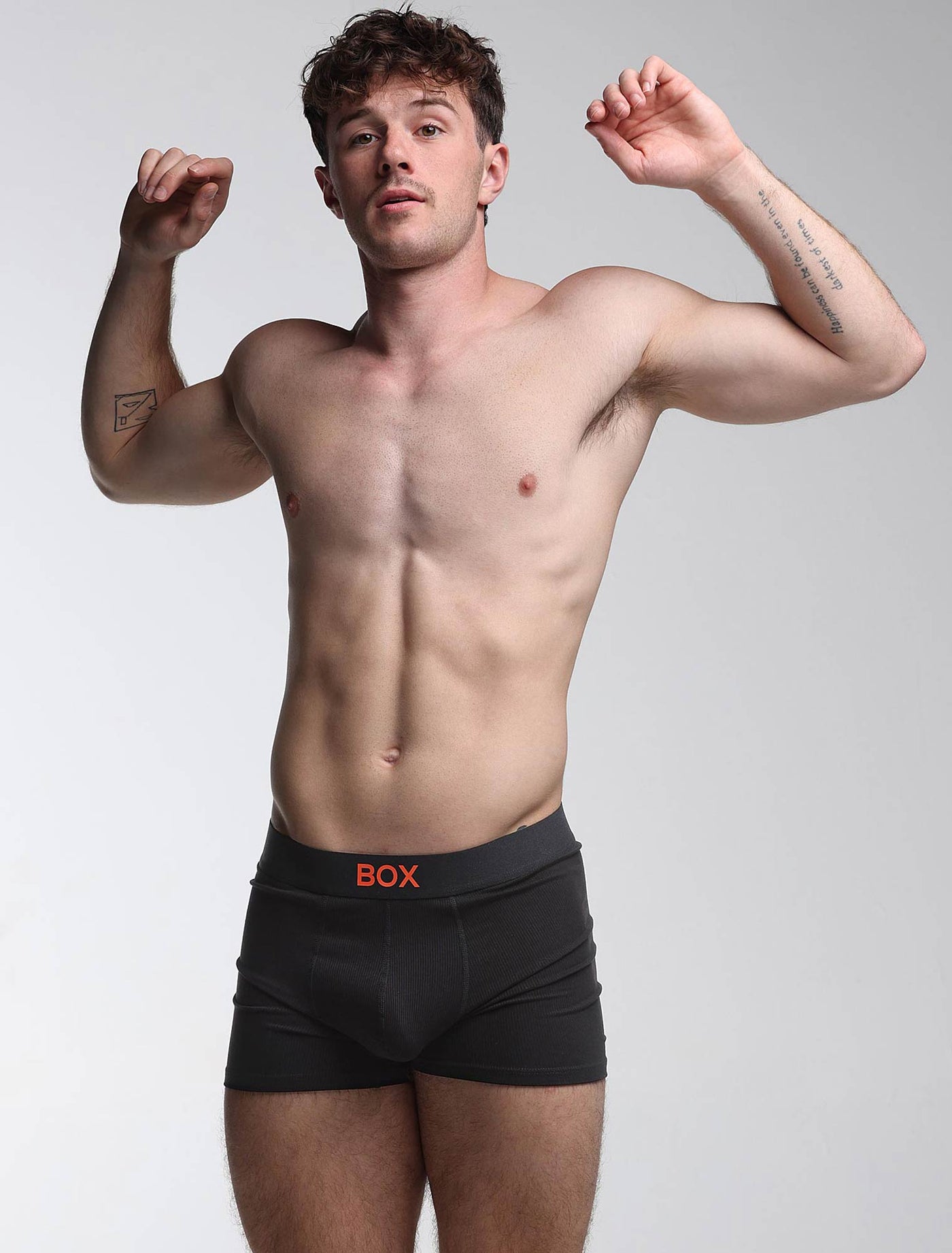 Colour Pop Boxers - Black & Orange - boxmenswear - {{variant_title}}