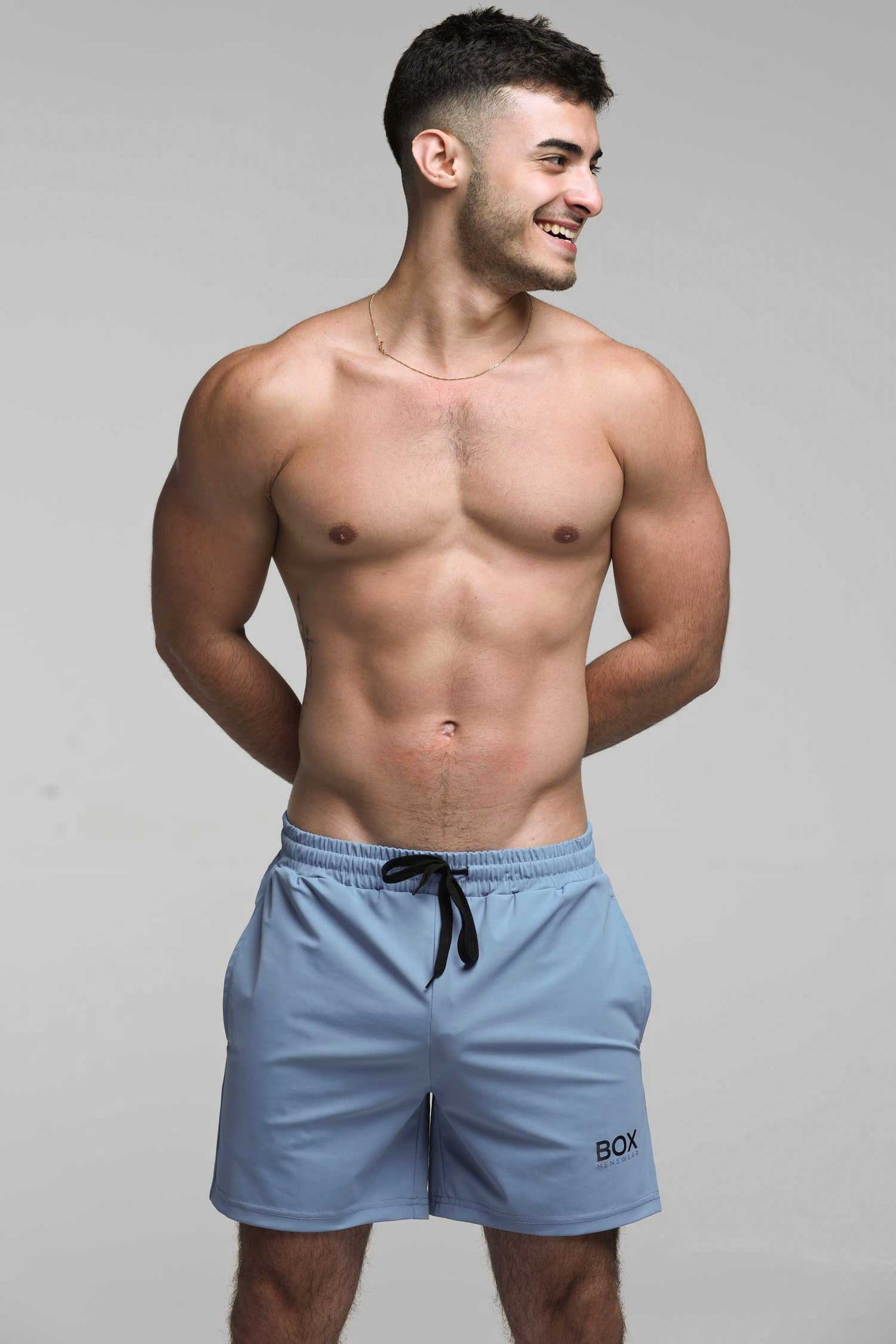 "The Fit" Sports Shorts - Air Force Blue - boxmenswear - {{variant_title}}