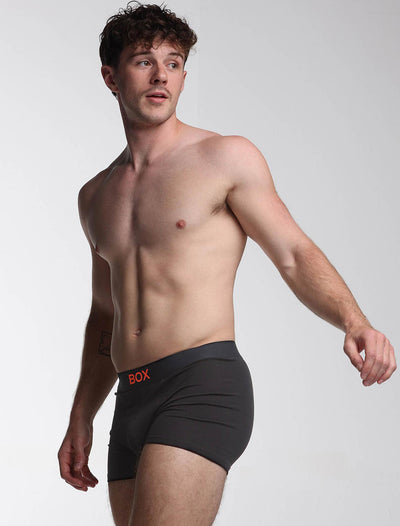 Colour Pop Boxers - Black & Orange - boxmenswear - {{variant_title}}
