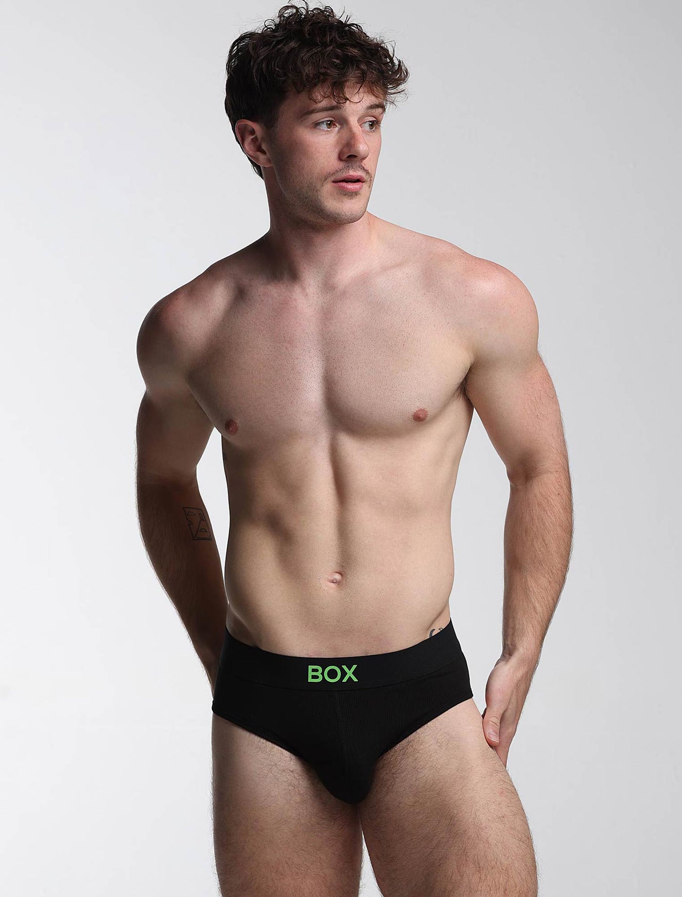 Colour Pop Briefs - Black & Green - boxmenswear - {{variant_title}}
