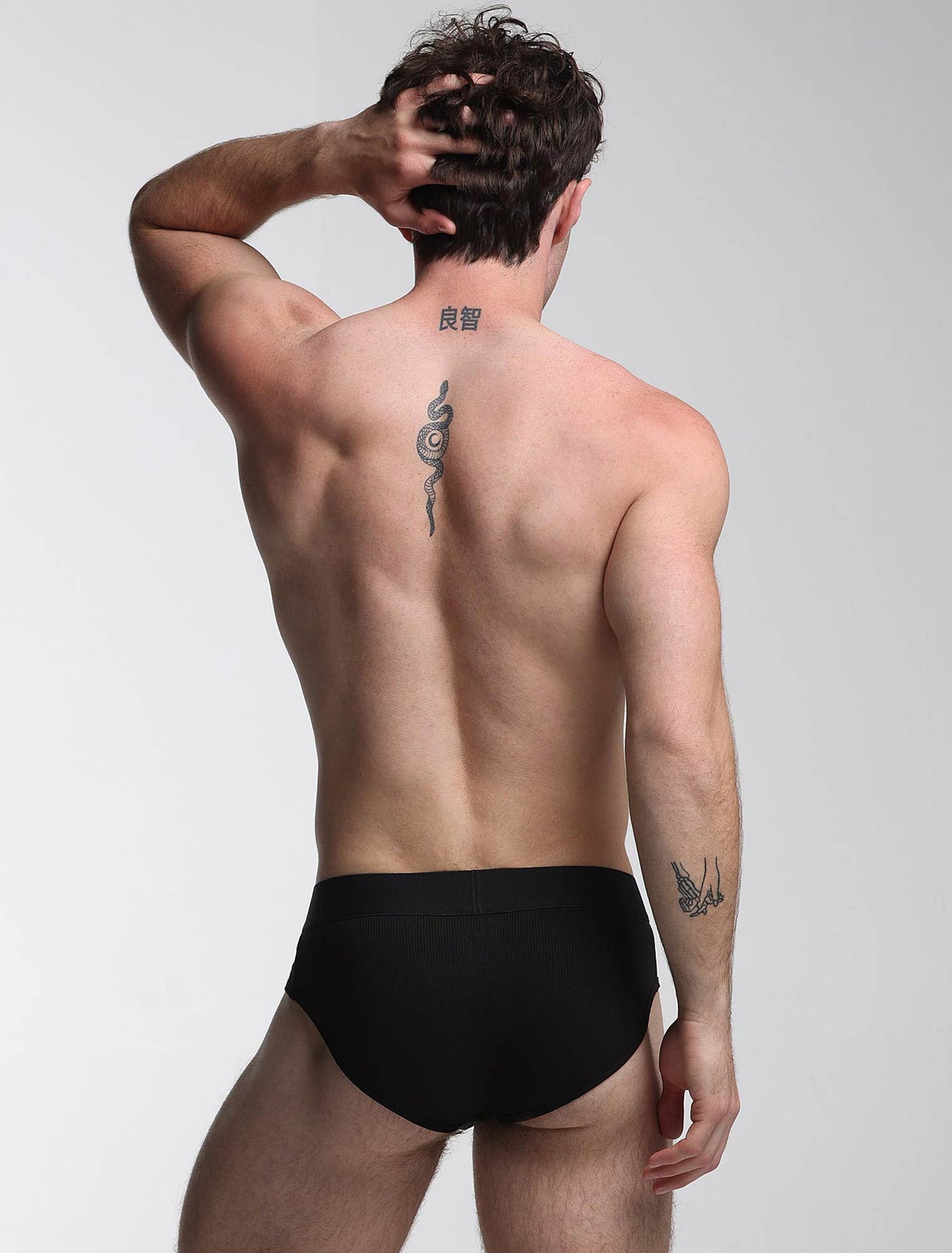 Colour Pop Briefs - Black & Green - boxmenswear - {{variant_title}}