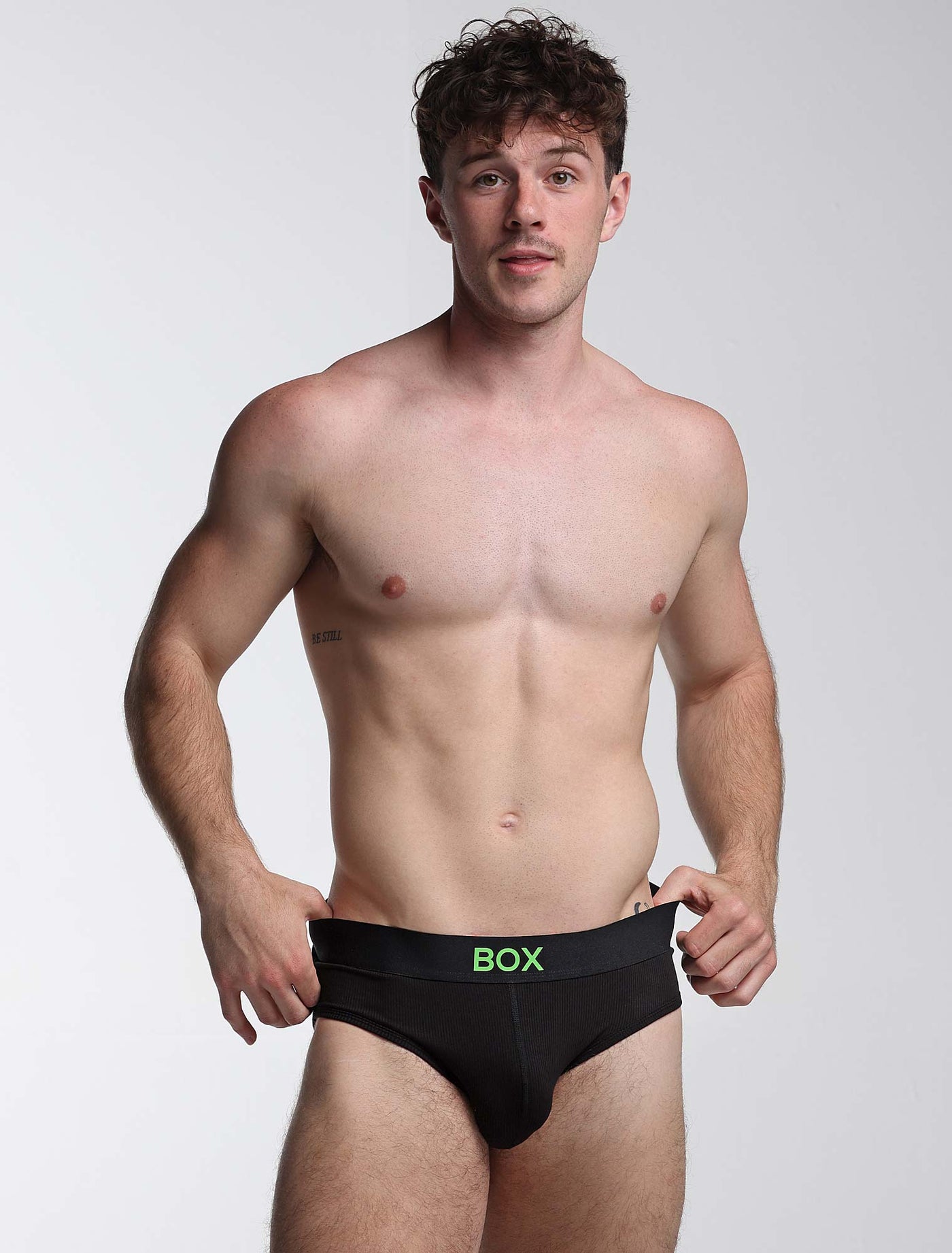 Colour Pop Briefs - Black & Green - boxmenswear - {{variant_title}}