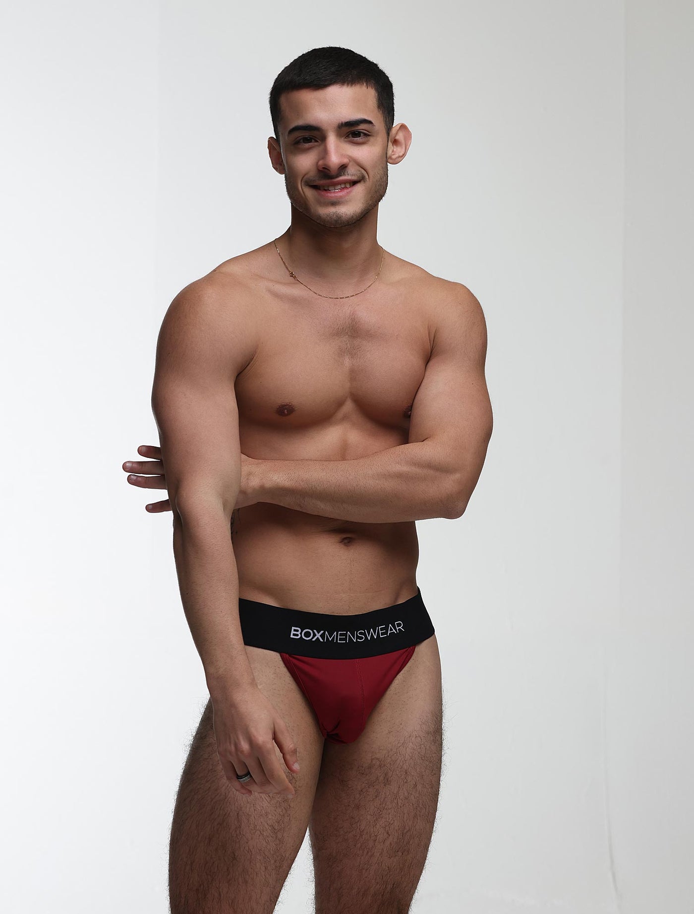 Deep Support Jockstrap - Burgundy - boxmenswear - {{variant_title}}