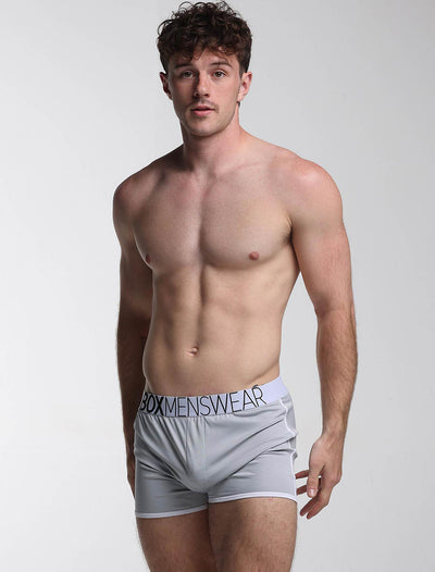 Mens Sports Loose Fit Boxers - Greyscale - boxmenswear - {{variant_title}}