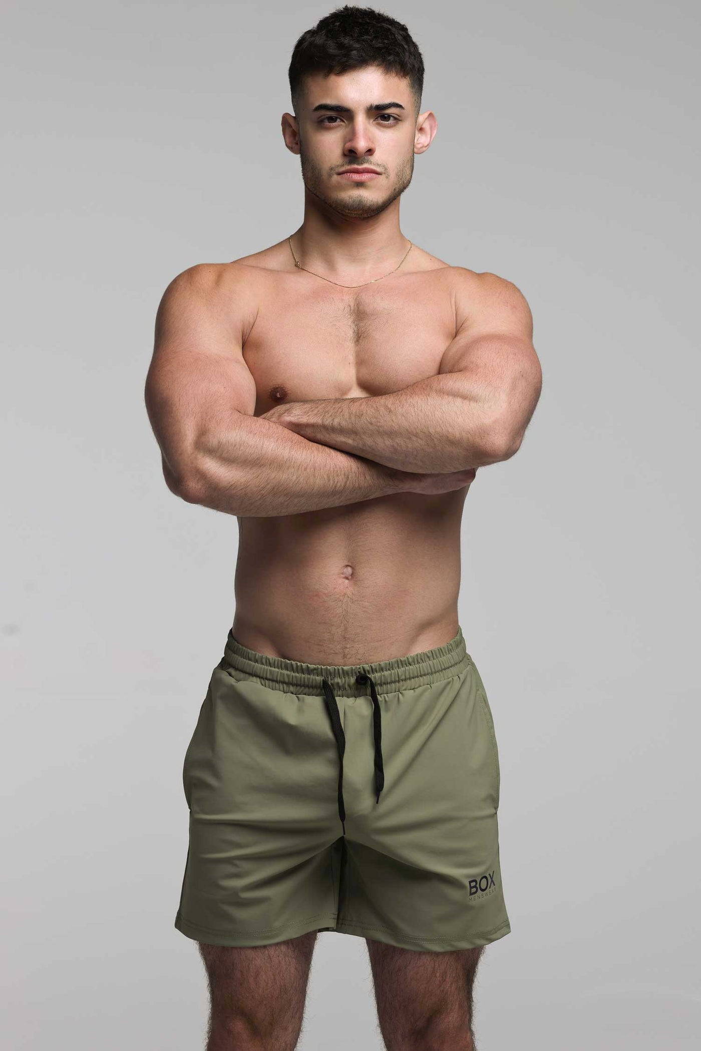 "The Fit" Sports Shorts - Combat Green - boxmenswear - {{variant_title}}