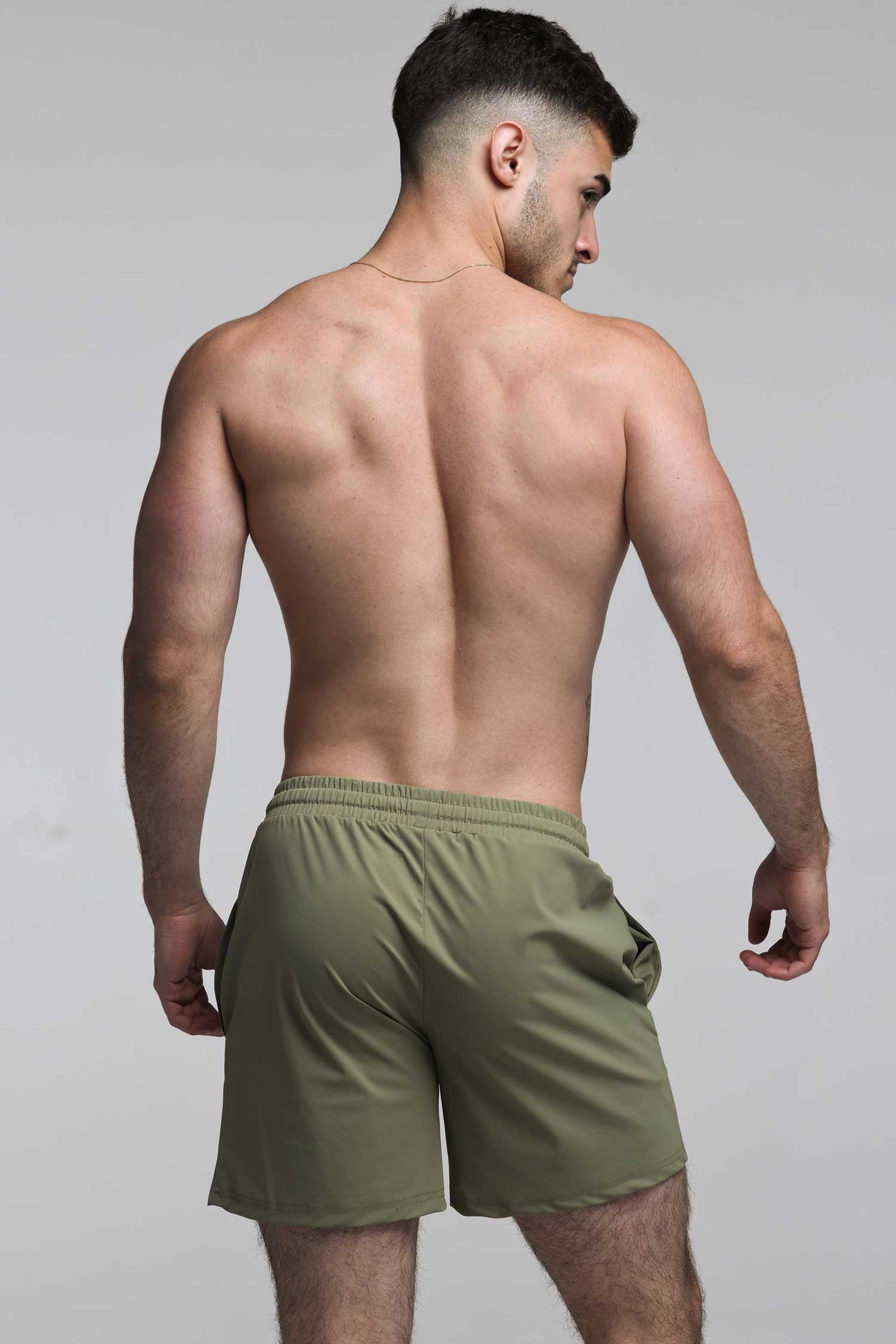 "The Fit" Sports Shorts - Combat Green - boxmenswear - {{variant_title}}