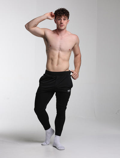 Mens X-Line Tapered Joggers - Black - boxmenswear - {{variant_title}}