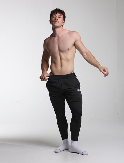 Mens X-Line Tapered Joggers - Black - boxmenswear - {{variant_title}}