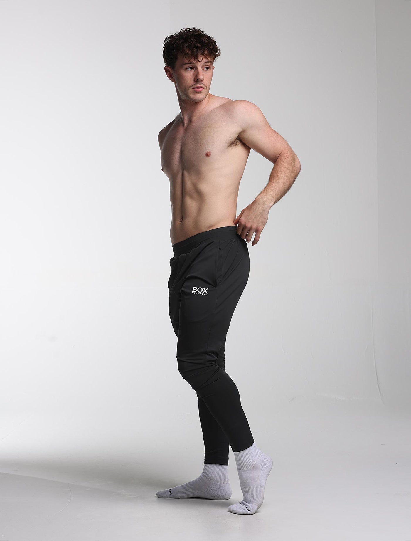 Mens X-Line Tapered Joggers - Black - boxmenswear - {{variant_title}}