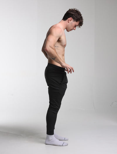 Mens X-Line Tapered Joggers - Black - boxmenswear - {{variant_title}}