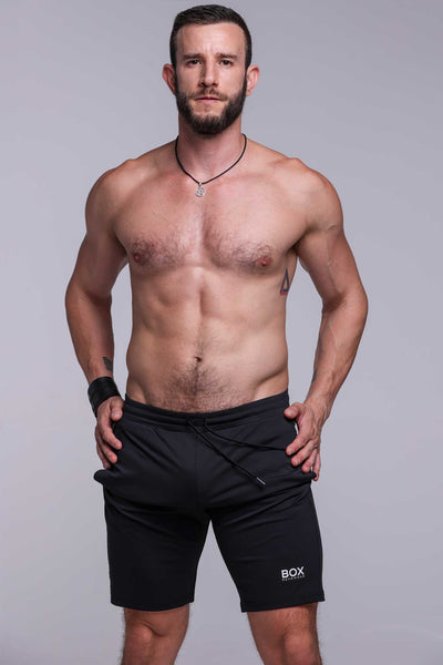 Active Panelled Sports Shorts - Black - boxmenswear - {{variant_title}}