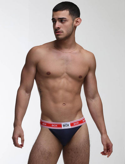 '90s Knit Jockstrap - Dallas Navy - boxmenswear - {{variant_title}}