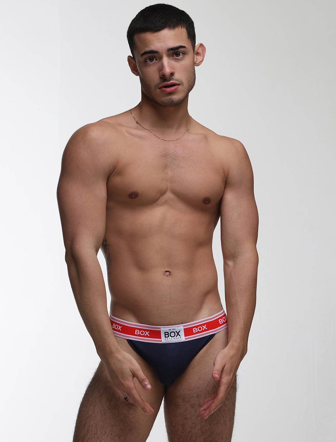 '90s Knit Jockstrap - Dallas Navy - boxmenswear - {{variant_title}}