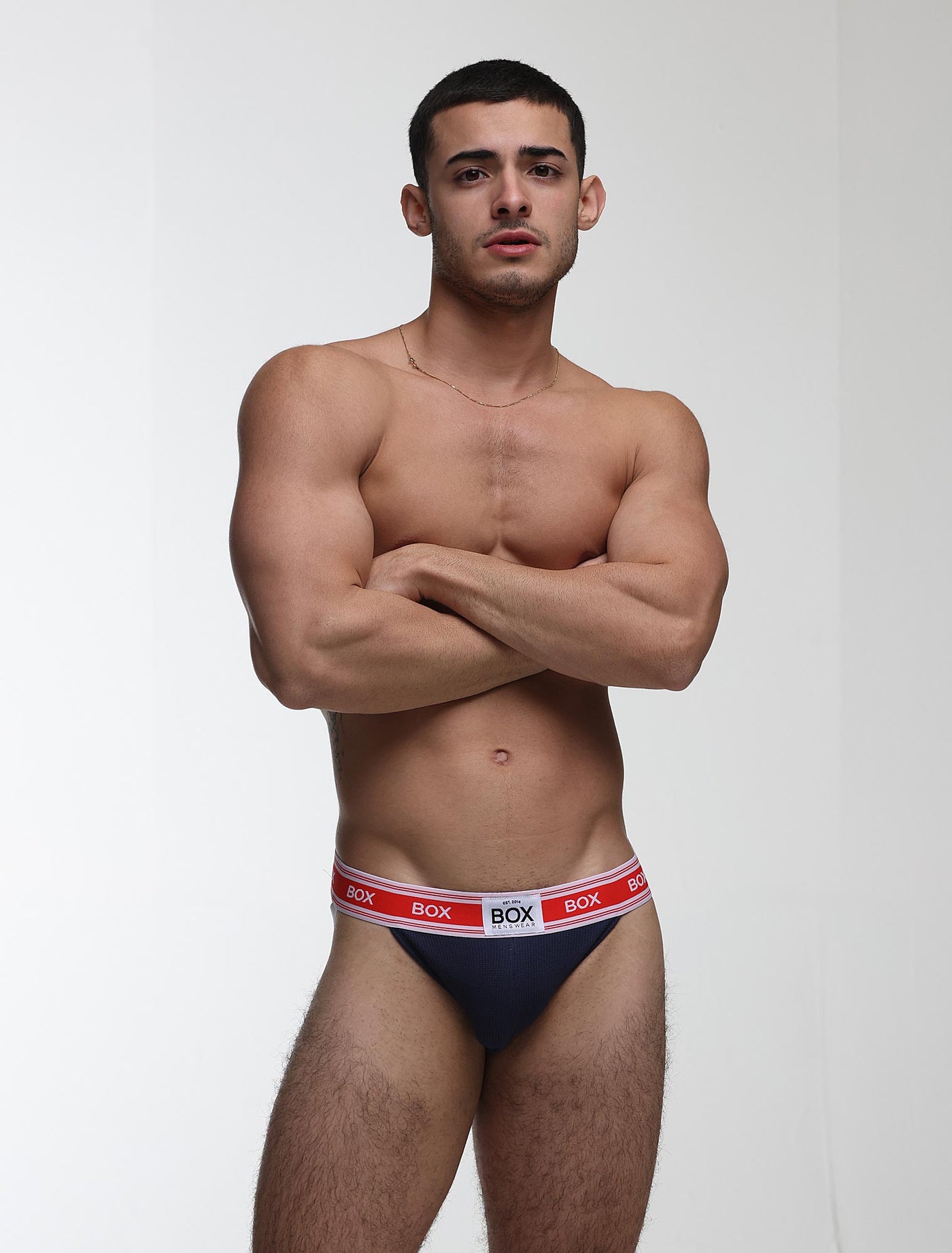 '90s Knit Jockstrap - Dallas Navy - boxmenswear - {{variant_title}}